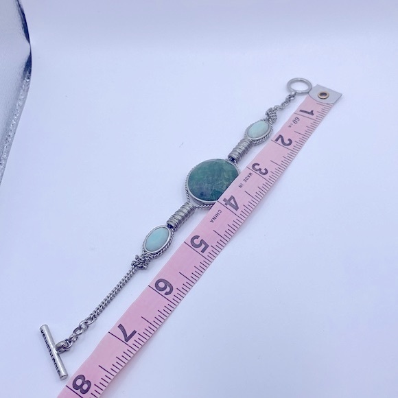 Kenneth Cole Reaction Silver Tone Toggle Clasp Bracelet - Picture 7 of 7